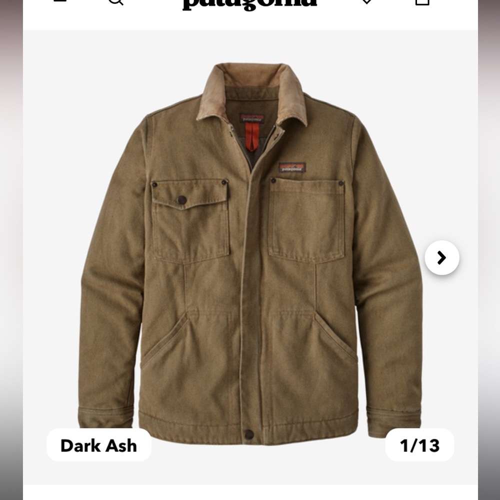 Patagonia Dark Ash Jacket